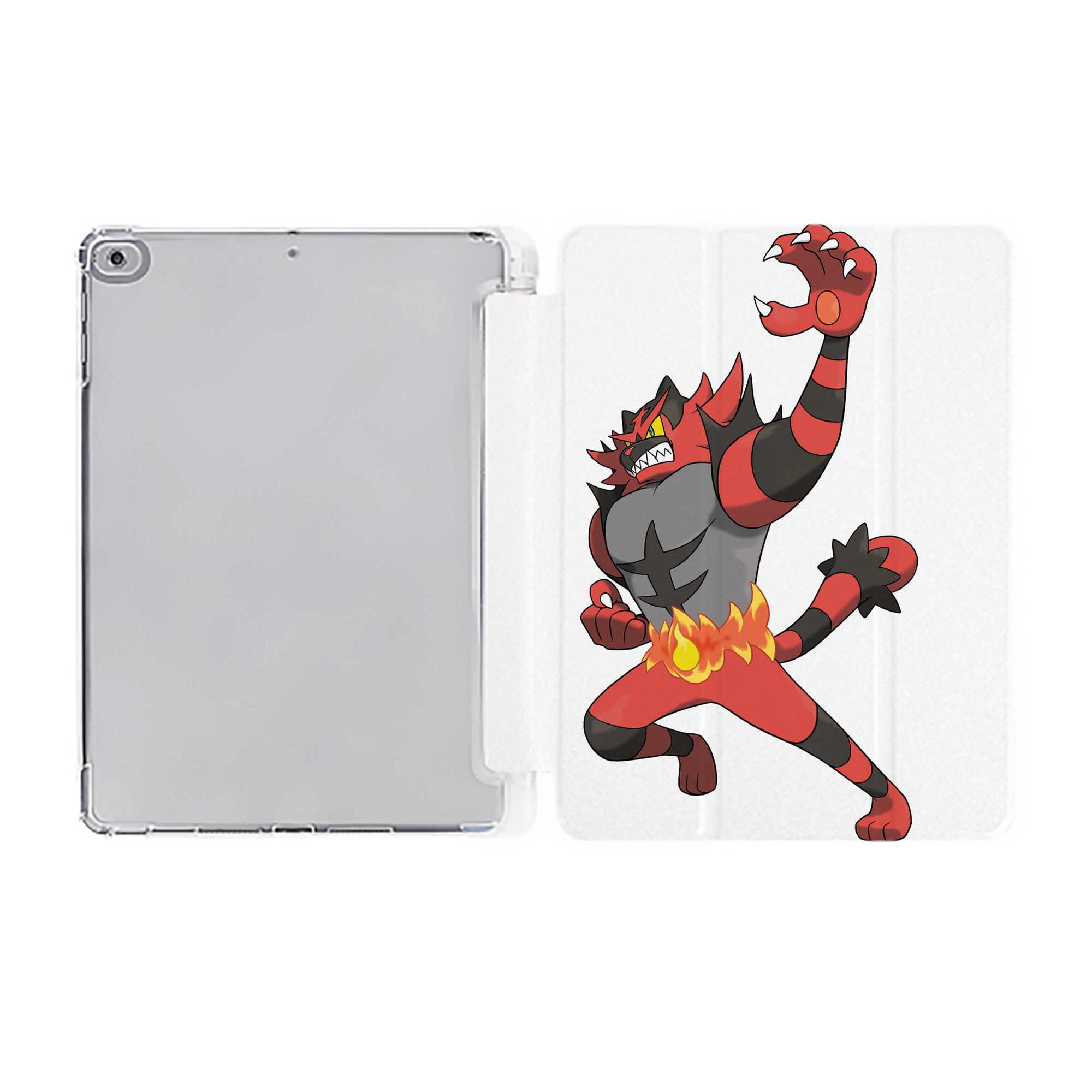 （画像用） ポケットモンスター Pokémon IPad ケース ペン収納付き 三つ折りスタンド PUレザー×シリコン 対応機種9.5/10.5/10.9インチ
